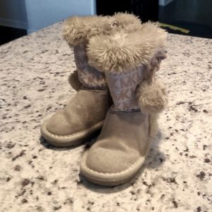 Children's tan Michael Kors boots, size US 6